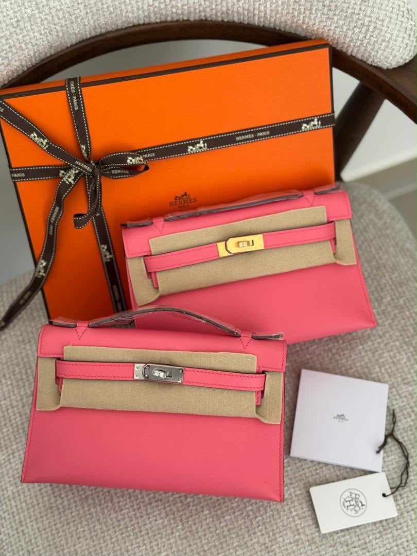 Hermes Kelly Pochette Handmade Quality - Image 8