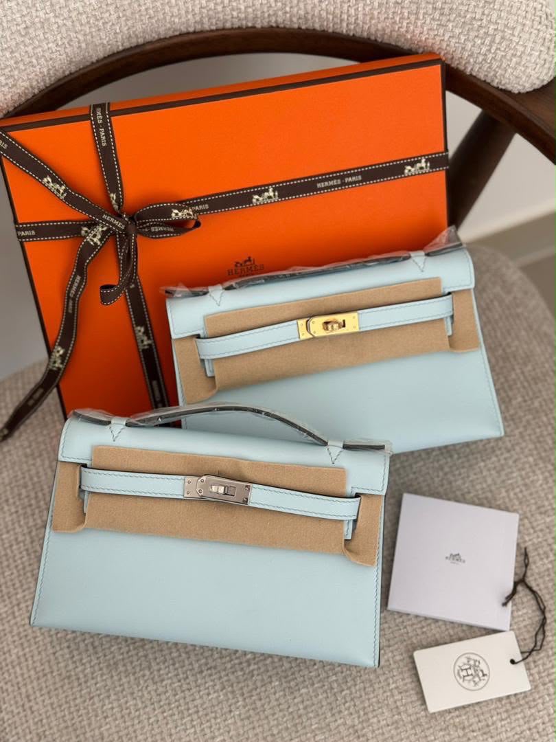 Hermes Kelly Pochette Handmade Quality - Image 5