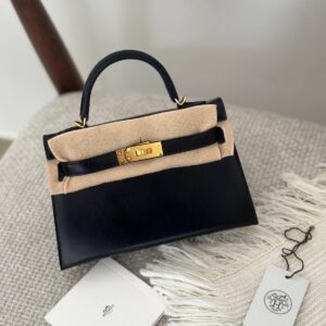 Hermes Mini Kelly Box Leather