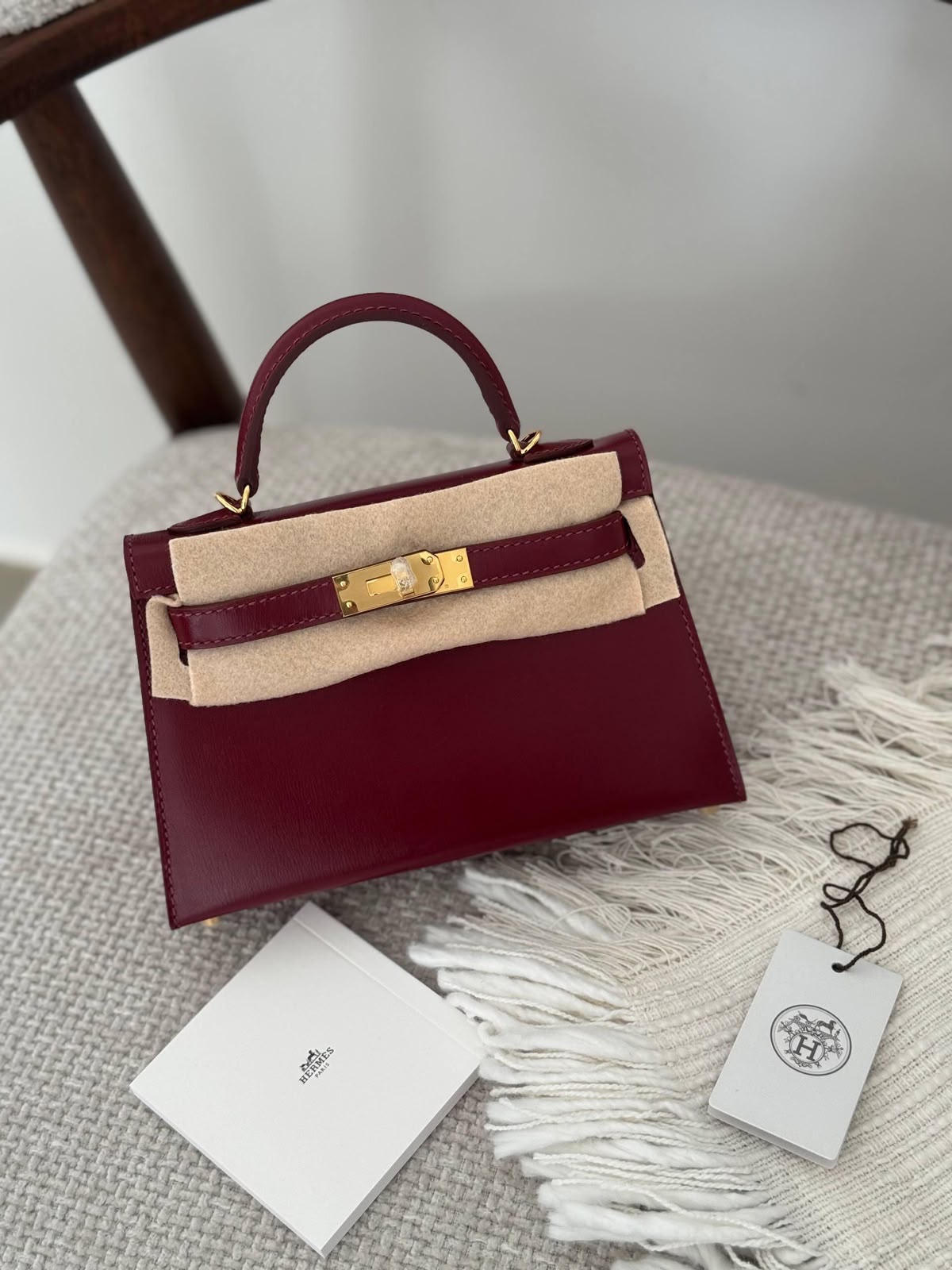 Hermes Mini Kelly Box Leather - Image 4