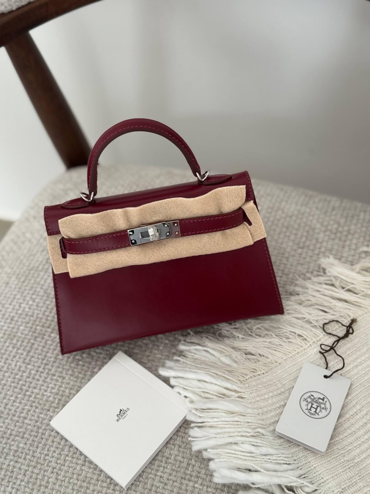 Hermes Mini Kelly Box Leather - Image 5