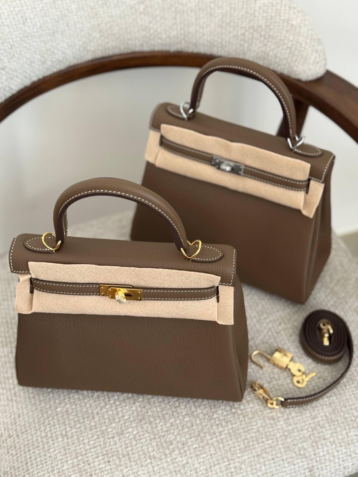 Hermes Kelly 25 Cm Togo Handmade Quality - Image 4