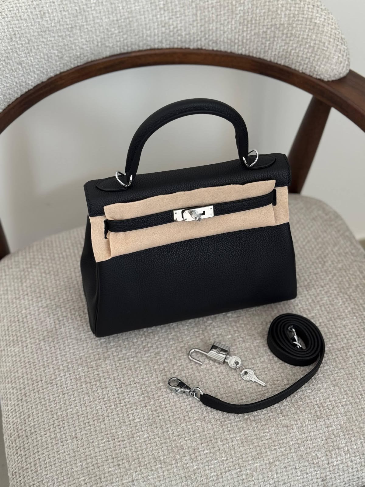 Hermes Kelly 25 Cm Togo Handmade Quality - Image 8