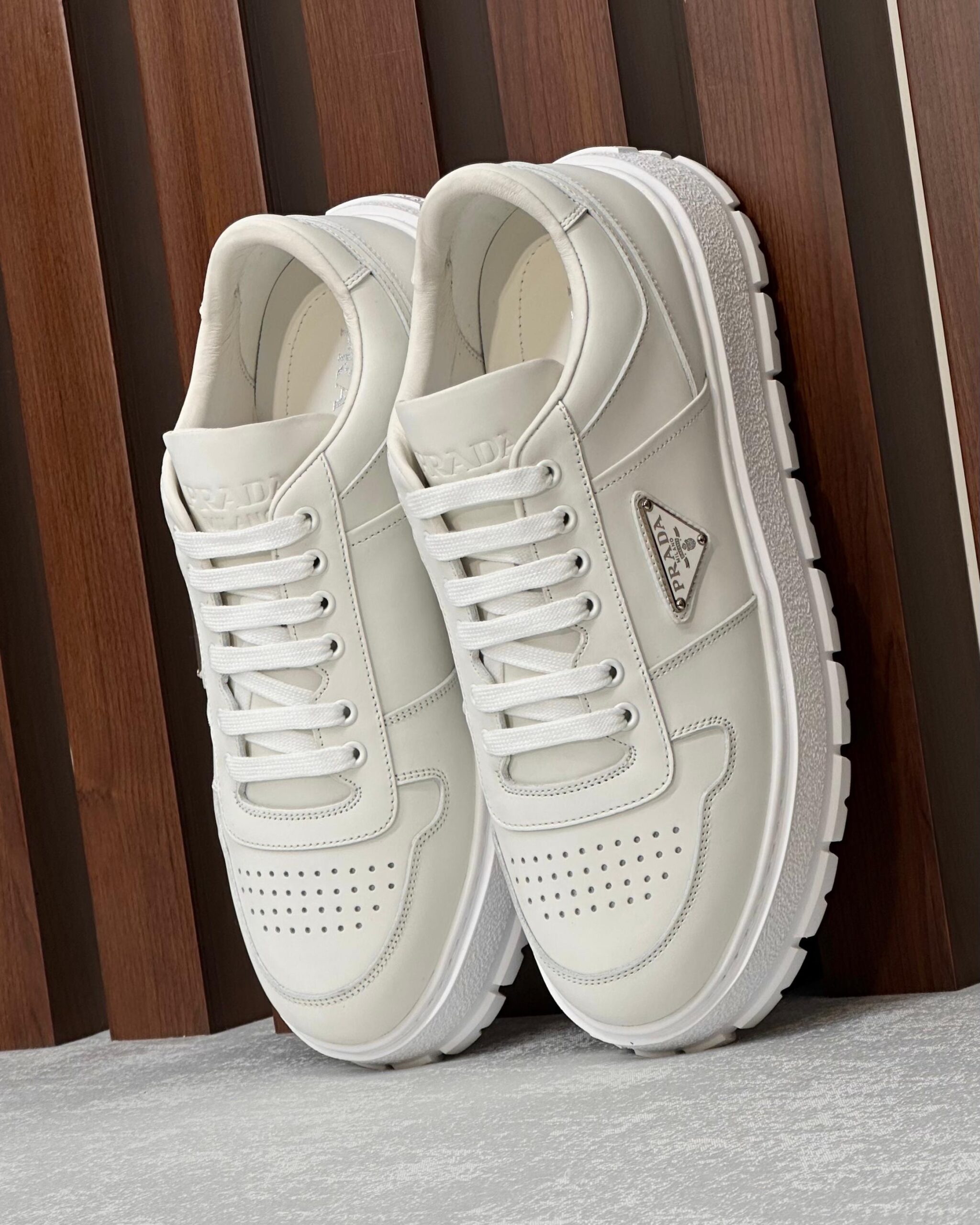 Prada Leather Sneakers
