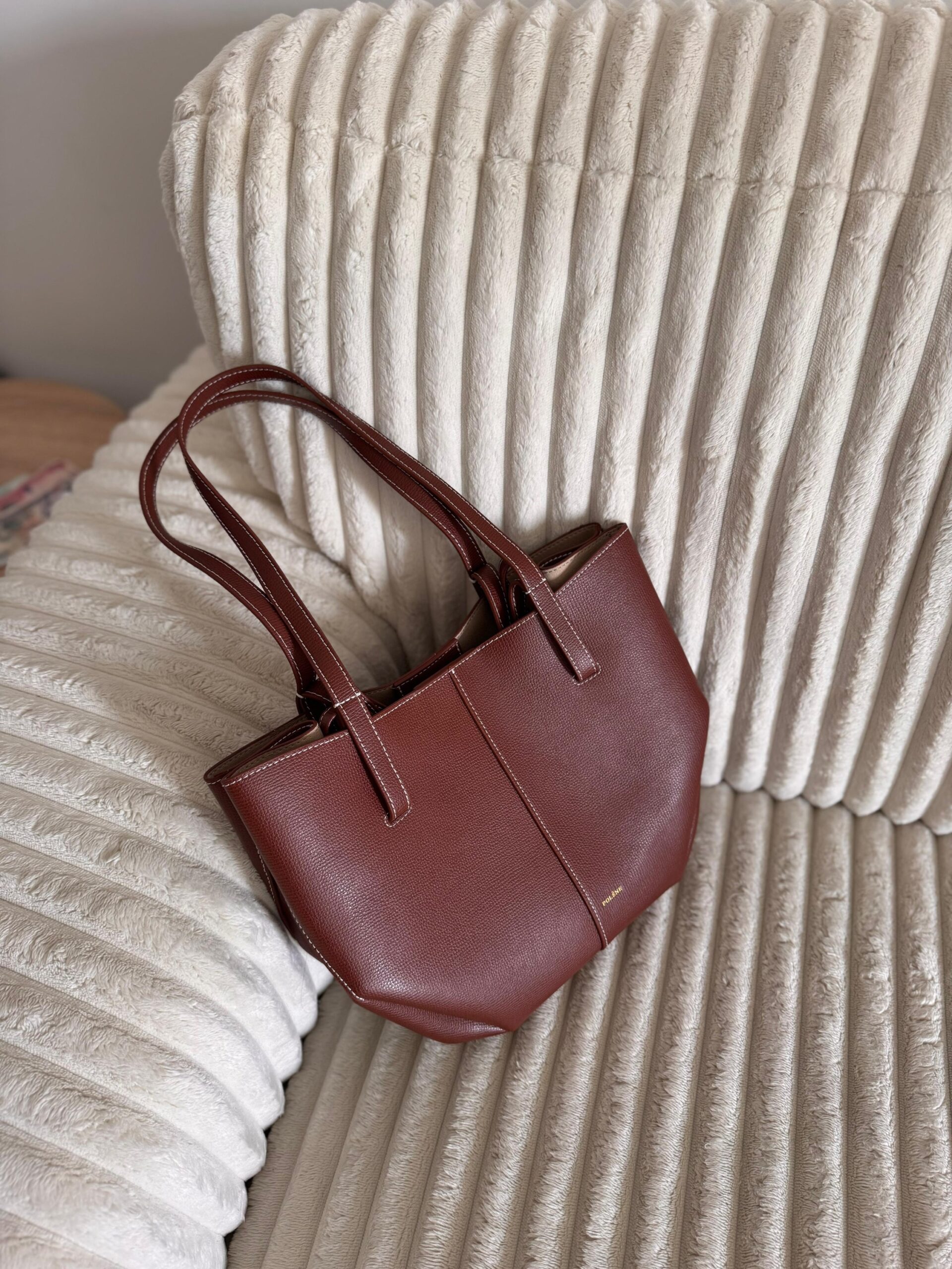 Polène Cyme Mini Textured Leather