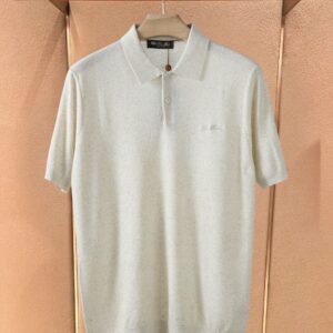Loro Piana Polo Neck Knit Fabric