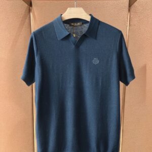 Loro Piana Polo Neck Knit Fabric