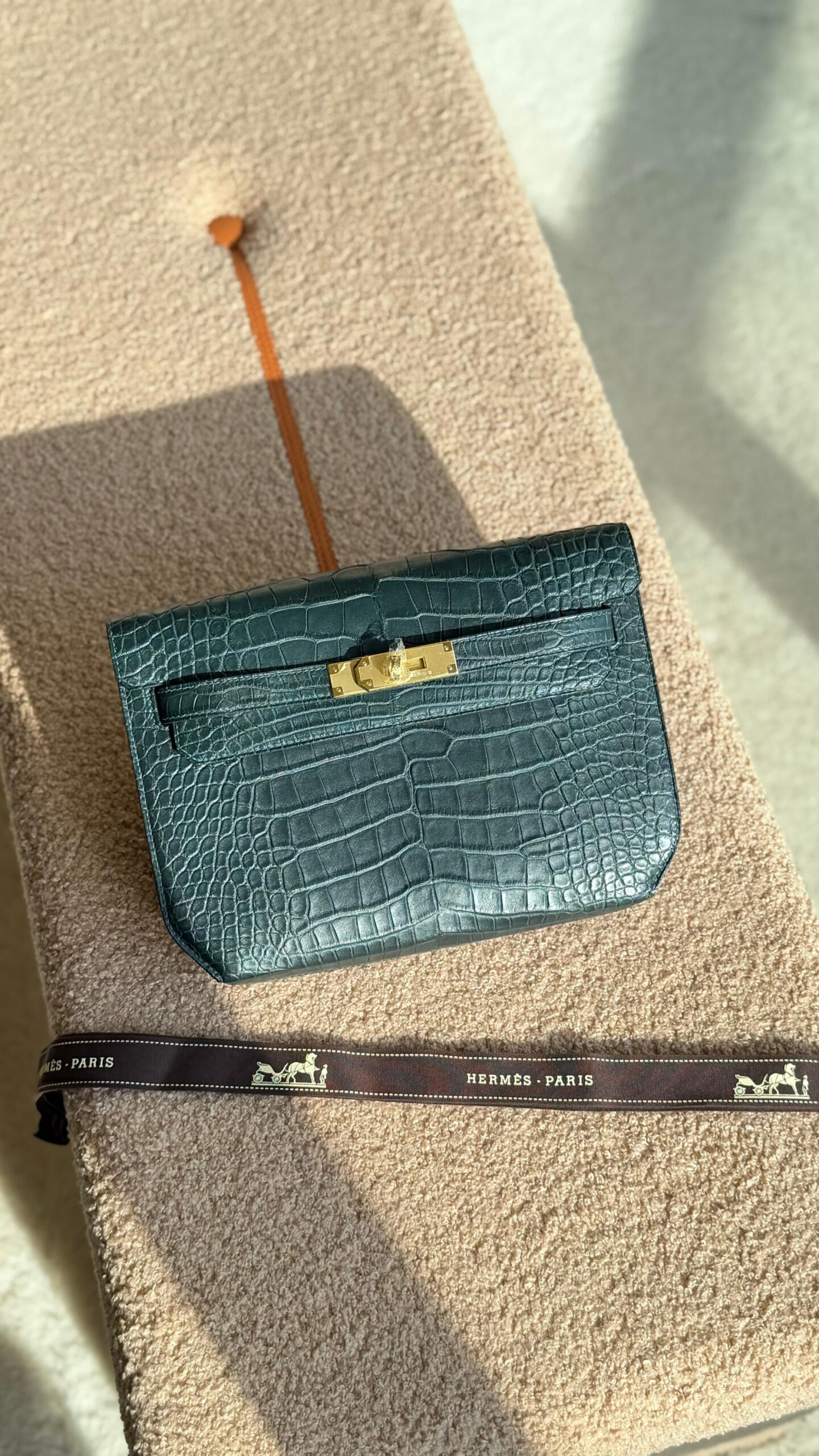 Hermès Kelly Pochette Alligator Or Crocodile Leather - Image 2