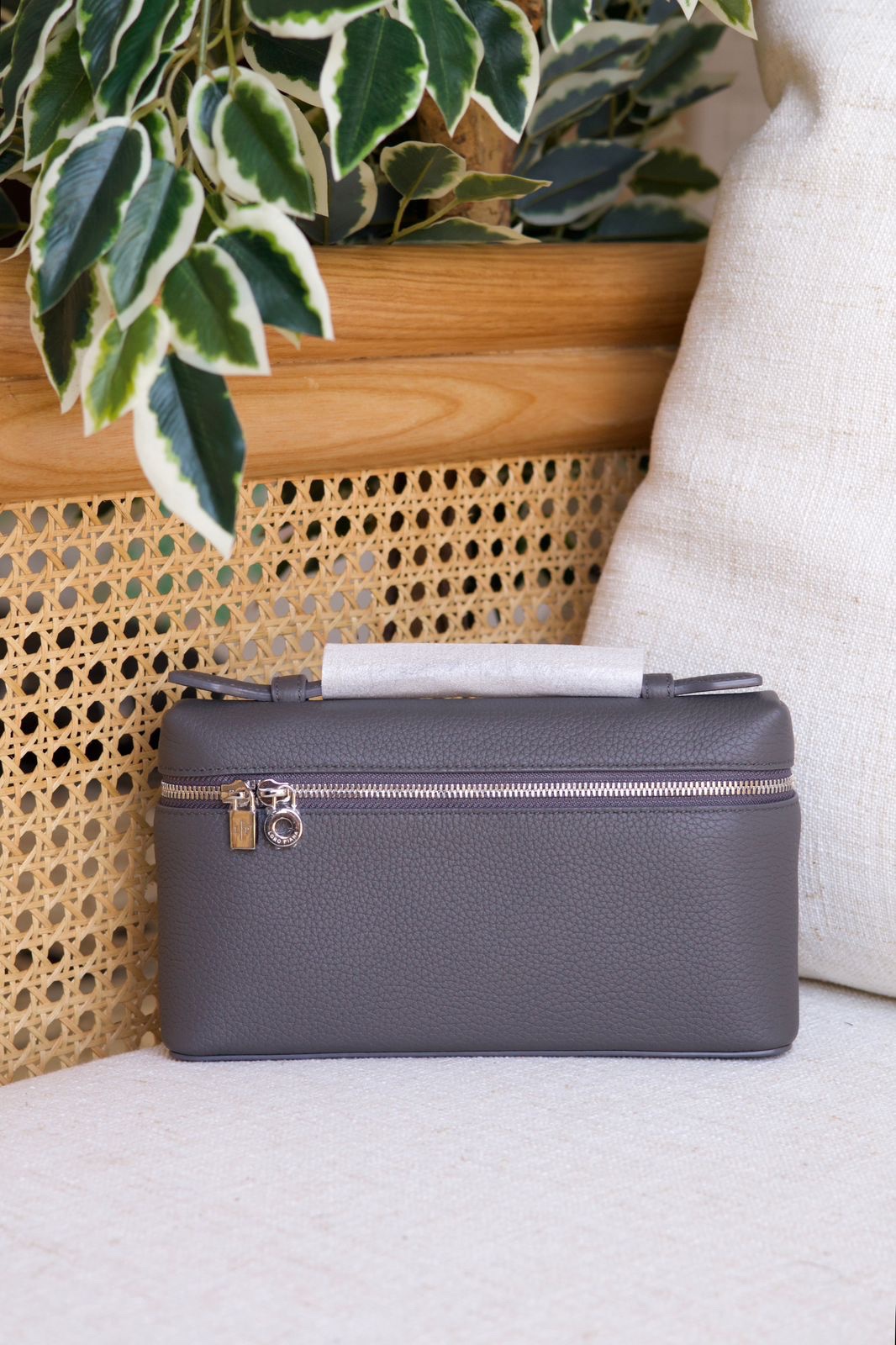 Loro Piana Extra Pocket L19 Grained Calfskin Pouch - Image 12