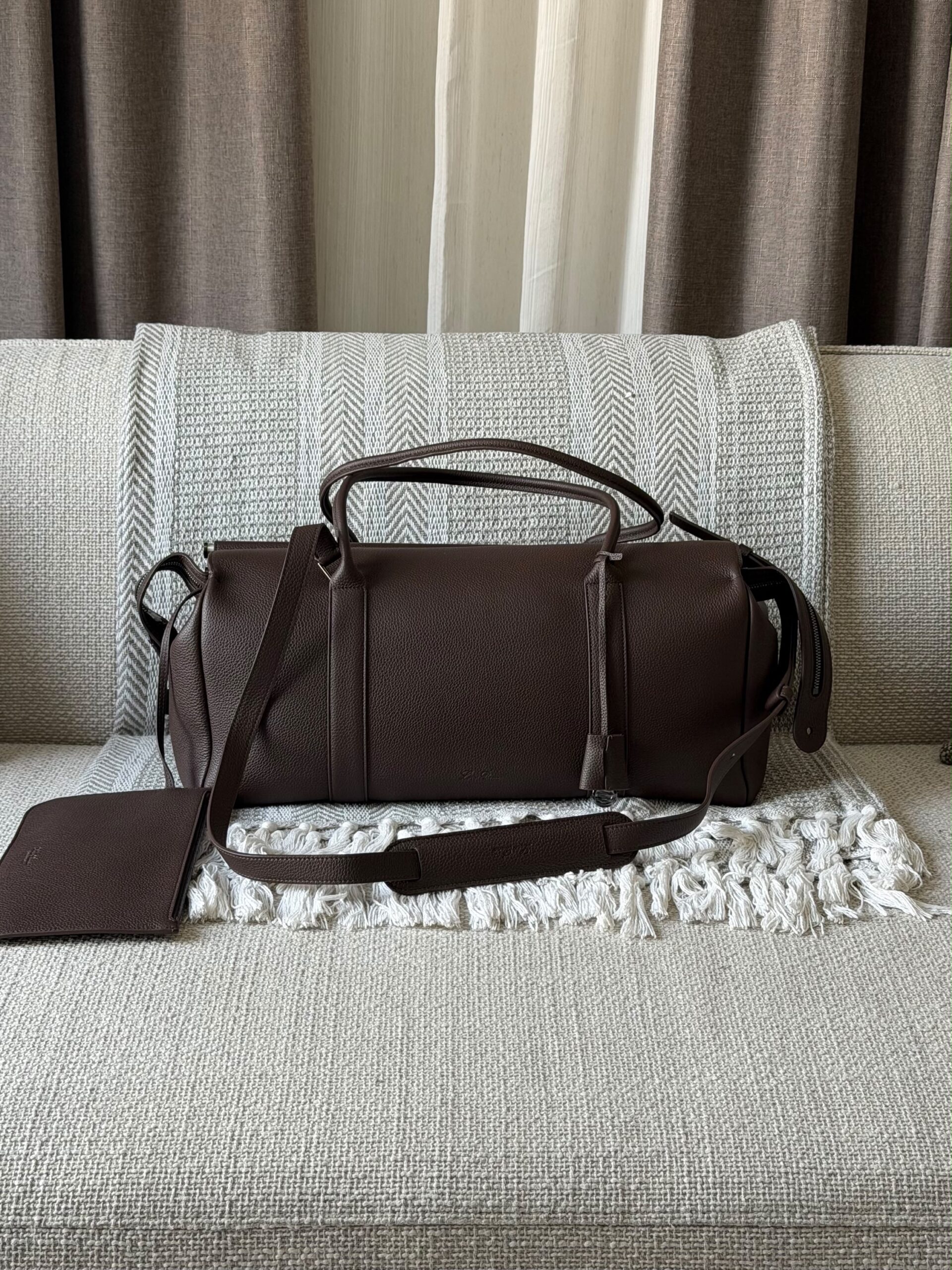 Loro Piana Loom Weekender Bag L42 in Grained - Image 6