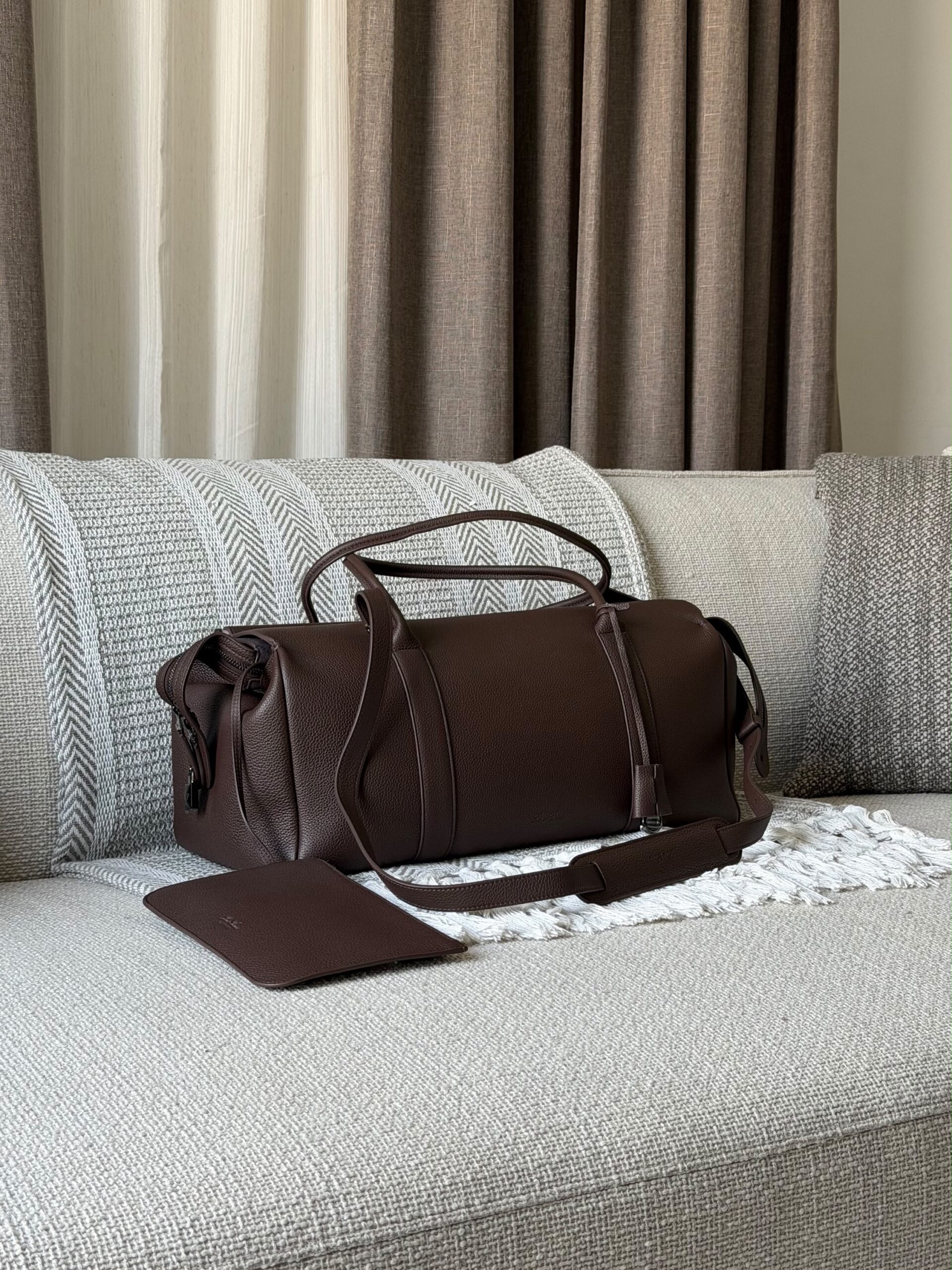 Loro Piana Loom Weekender Bag L42 in Grained - Image 7