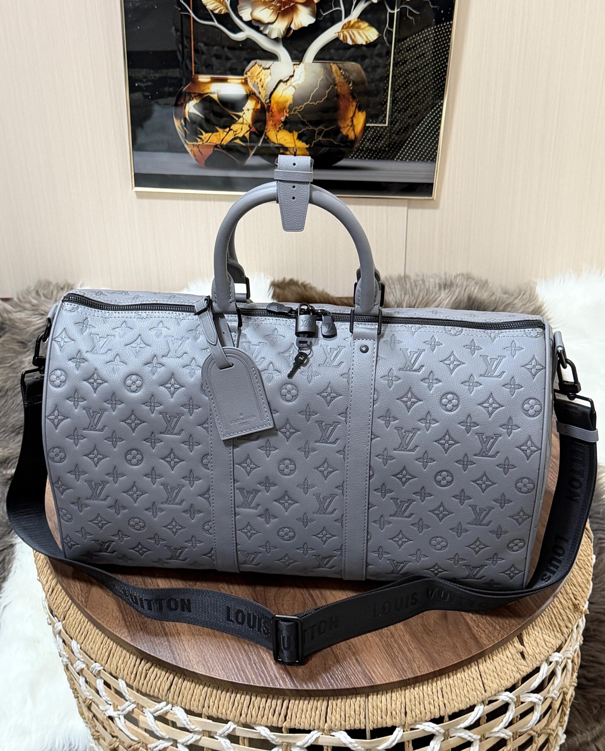Louis Vuitton Keepall Bandoulière Duffel Bag - Image 2