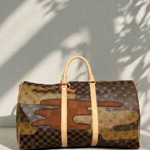 Louis Vuitton x Nigo Keepall Bandoulière 50 Duffel Bag