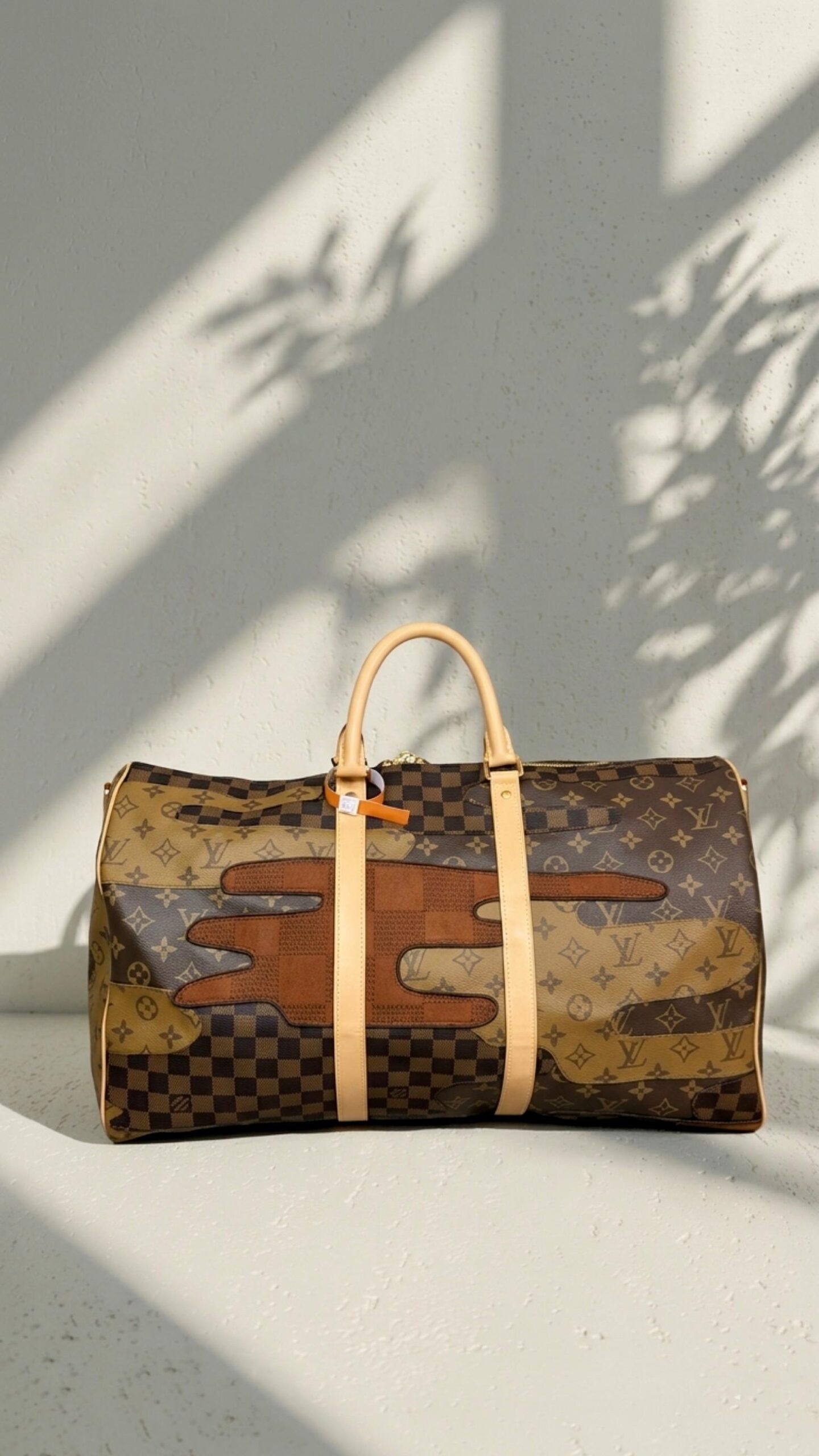 Louis Vuitton x Nigo Keepall Bandoulière 50 Duffel Bag
