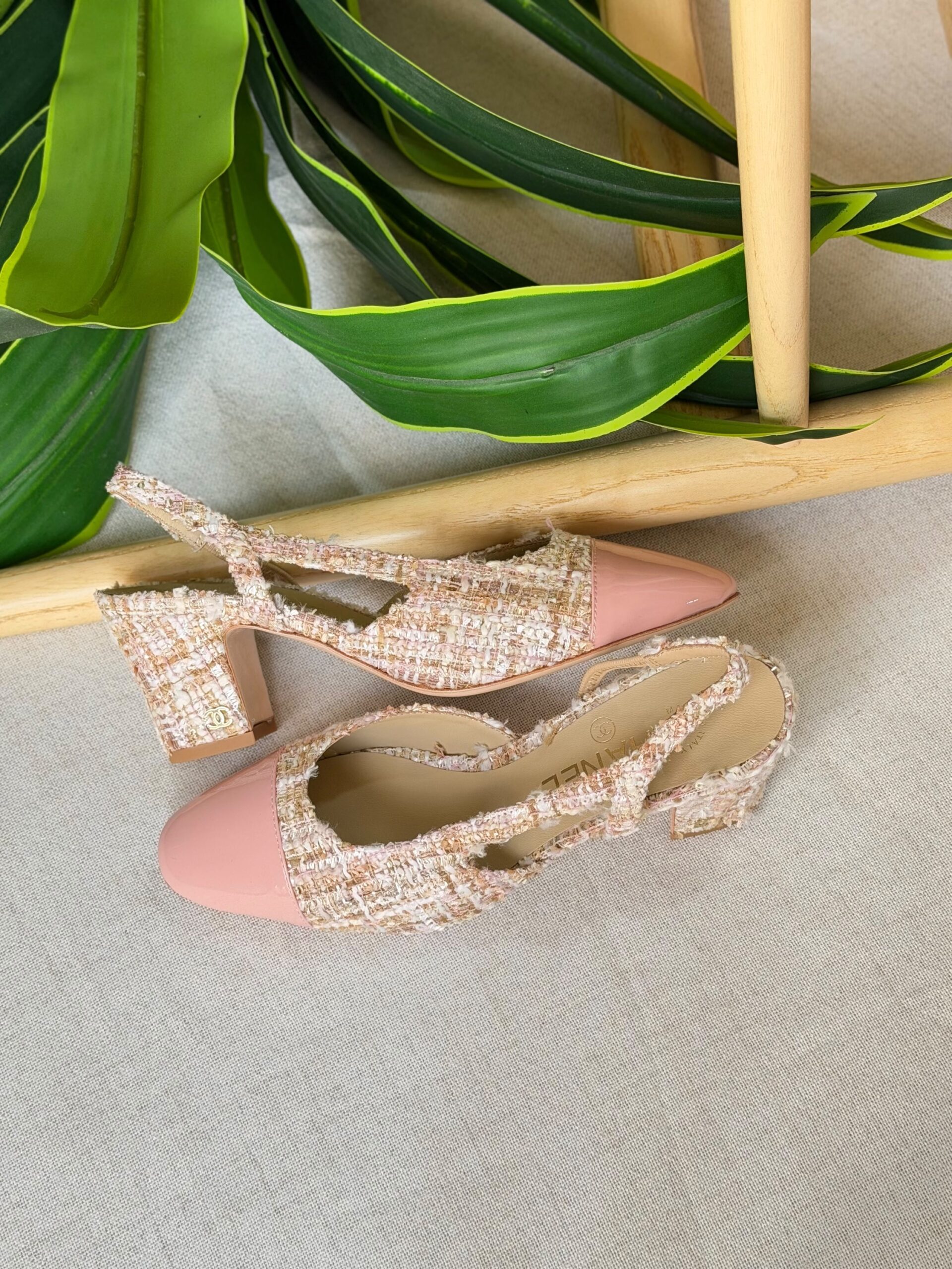 Chanel Tweed Slingback Pumps Top Quality - Image 6