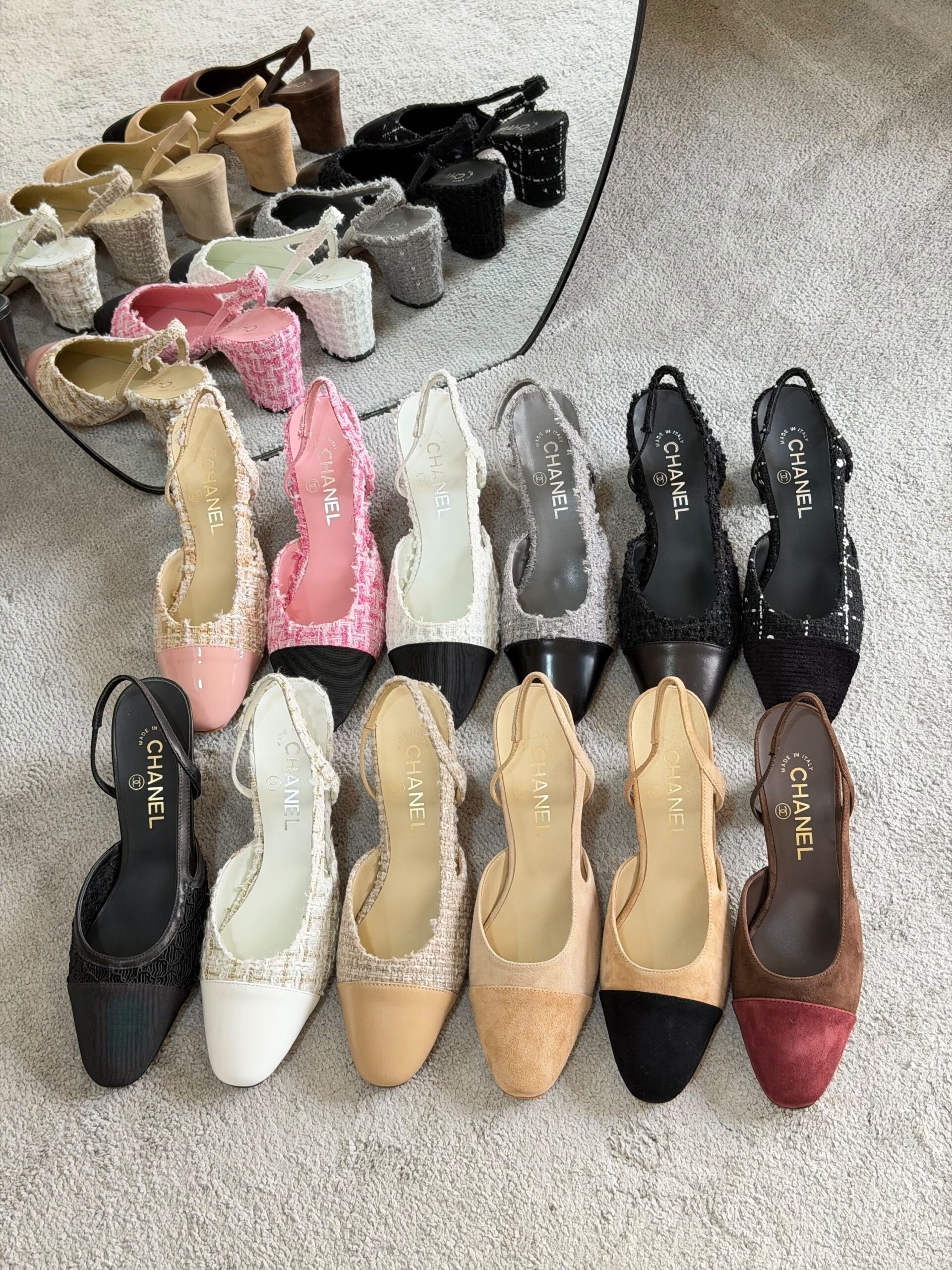 Chanel Tweed Slingback Pumps Top Quality - Image 2